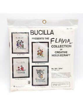 Bucilla Flavia Collection of Creative Needlecraft No.1691 Gifts NEW